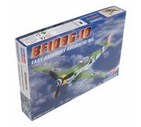 Hobby Boss- Aereo Bf109G-10 Modellino, Scala 1:72, Multicolore, HBB80227