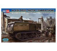 Hobby Boss M4 High Speed Tractor Vehicle Model Building Kit, 155mm/8"/240mm