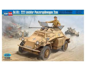 Hobby Boss Sd.Kfz.222 Leichter Panzerspahwagen 2cm Vehicle Model Building Kit Sd