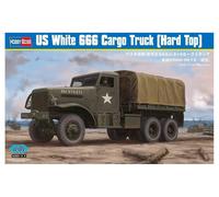 Hobby Boss US White 666 Cargo Hard Top Model Kit