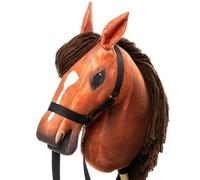 Hobby cavallo Skippi. Cavallo su un bastone ambra