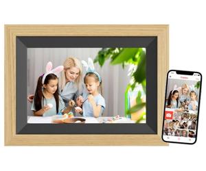 Hobby & Freizeit Braun DigiFrame 10B WiFi buche 25.7cm (1 NUOVO
