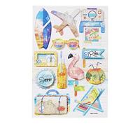 Hobby-Fun 3 Adesivi a D da Viaggio, 18,5 x 12,5 cm