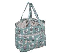 Hobby Gift Borsa artigianale con cordoncino - Borsa portaoggetti in lana, portafilo in cotone 100% (L/L/A) 18 x 32 x 34 cm - Woolly Pully