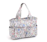 Hobby Gift MRB 86 Artigianale Esclusiva, Tracolla, Borsa per Maglieria, deposito di Filati, Zaino per la Scuola, 13 x 36 x 31 cm, Cotone PVC, Fatti in casa