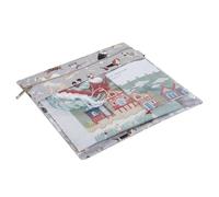 Hobby Gift MRHGPPL29 Piatta per progetti-Biglietti d'auguri per lavori di Carta con Ricamo, Custodia per Cucito-Impermeabile e sicura, Cotone, Cani Grigi, 28 x 28 x 0.5cm