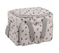 Hobby Gift Borsa portaoggetti grande - Api, manico staccabile e tracolla regolabile, parte superiore in PVC trasparente, fori per filettare, tasche nascoste per utensili 10,4x12x15,5cm