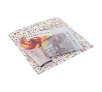 Hobby Gift Borsa portaoggetti pratica - Tessuto di cotone Haby Notions, con cerniera e tasca frontale trasparente per ricamo, tasca posteriore per grafici e accessori, 1 x 30 x 29,5 cm