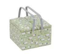 Hobby Gift: Cucito Scatola (L ): Doppio Coperchio: Quadrato: Pecora: Item Size:
