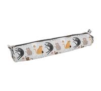 Hobby Gift Custodia morbida per ferri da maglia XL, gatti