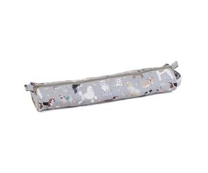Hobby Gift Custodia per Ferri da Maglia - Custodia per Ferri, Uncinetti e Spilli, Astuccio per Accessori e Strumenti Compatti da Cucito - 12 x 41 x 7,5 cm, Cani Grigi