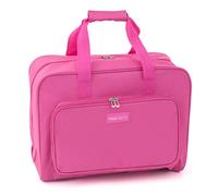 Hobby Gift MR4660Pink Esclusiva Macchina da Cucire, Borsa da Trasporto Imbottita in PVC, Portaoggetti Extra, 20 x 43 x 37 cm, Rosa