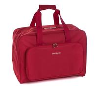 Hobby Gift Esclusiva Borsa per Macchina da Cucire, Borsa da Trasporto Imbottita in PVC, Portaoggetti Extra, 20 x 43 x 37 cm, rossa