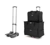 Hobby Gift Hobbygift Borsa Trolley per Macchina da Cucire, Tessuto, Nero, L