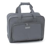 Hobby Gift MR4660Grey Esclusiva Macchina da Cucire, Borsa da Trasporto Imbottita in PVC, Portaoggetti Extra, 20 x 43 x 37 cm, Poliestere, Grigio