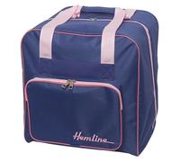 Hobby Gift Overlock Machine Bag - Borsa da trasporto imbottita in poliestere, tasche per riporre accessori extra, 39 x 32 x 36 cm, blu navy e rosa, blu, rosa., (d/w/h) 39 x 32 x 36cm., moderno