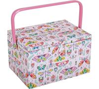 Hobby Gift Scatola grande per il cucito e l'artigianato, Bugs & Butterflies
