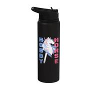 Hobby Horse divertente Stainless Steel Insulated Water Bottle