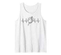 Hobby Horse Heartbeat ECG Hobby Horsing per Donne e Ragazze Canotta