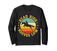Hobby Horse Rider Head High Hooves Low Cavallo da Maglia a Manica