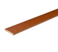 Hobby Legno - Coprifilo Rivestito In Legno Di Tanganica Tinto Noce Chiaro mm. 70X10X2250 (Prezzo Per ml. 11, 25)