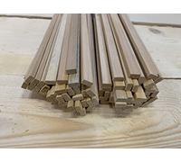 Hobby legno Listello in legno massello di Ramin mm. 5x10 lunghezza cm. 65 pz. 40 totale metri 26,00. Made in Italy.