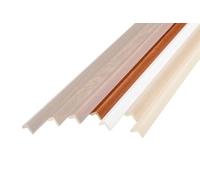 Hobby Legno - Paraspigolo Massello In Legno Tinto Noce Chiaro mm. 20X20X3000 (Prezzo Per ml. 12)