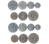 Hobby of Kings Set di 7 Monete dalla Polinesia Francese: 50 centesimi, 1, 2, 5, 10, 20, 50 franchi. 1965-1970