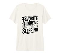 Hobby Preferito: Dormire Sognante sonnellino Amante del Tempo Maglietta Premium