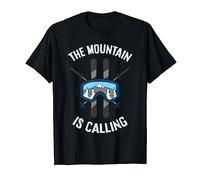 Hobby sci sci the mountain is calling capanna sci montagne Maglietta