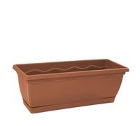 Hobby&Style Vulcano Balconetta Vulcano con Riserva ad Incastro, Terracotta, 40 cm