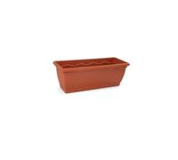 Hobby&Style Vulcano Balconetta Vulcano con Riserva ad Incastro, Terracotta, 50 cm