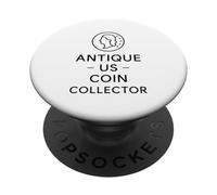 Hobby vintage per collezionare monete statunitensi PopSockets PopGrip Adesivo