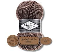 Hobby YARN 3 etichette con Alize Superlana Maxi lana Premium, 1 x 100 g, come set, Yarn, filato, filato a maglia, tinta unita, per bambini, per lavorare a maglia (240)