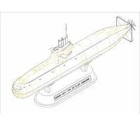 Hobbyboss 83527 - 1:3 50 German Navy Tipo 212 Attack Submarine- Nuovo