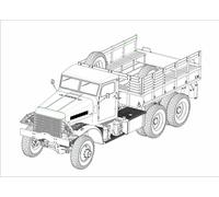 Hobbyboss 83801 - 1:3 5 US Bianco 666 Cargo (Hard Top) - Nuovo