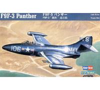 Hobbyboss - Grumman F9F-3 Panther US Navy VF-51 Modello Kit 1:72 Nuovo Ovp Kit
