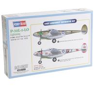Modello di plastica P-38L Lightning Aereo da combattimento americano