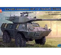 HobbyBoss LAV-150 Commando AFV Con Cockerill 90mm Gun 1:35 Modello Kit