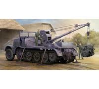 Hobbyboss Trumpeter 09576 - Schwerer Zugkraftwagen 18T with 6T Billstein-Crane SD.Kfz.9/1 - Scala 1/35 - Kit di modellismo in plastica