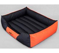 Hobbydog Cordura Comfort Letto per Cani, 3 x -Large, Nero/Arancione