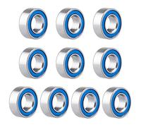 Hobbyfire Cuscinetti a sfera professionali RC ad alte prestazioni 10 pezzi per Traxxas Arrma Axial HPI Team Associated Losi Redcat Racing RC Cars Truck Modelli (4x8x3mm)