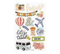 HobbyFun Adesivo da viaggio fantastico colorato