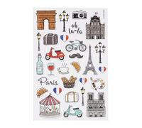 Hobbyfun Adesivo Lucido Francia - Glossy - 5 Pezzi - Vinile - Moderno - Uso Singolo - Indoor - Adesivi per Carta, Album, Artigianato di Carta