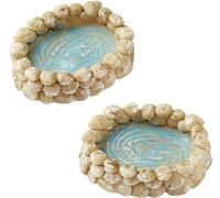 Hobbyfun Pannello per recinzione da giardino, 2 pezzi, Verde, Resina, 2,5 cm, Stile da giardino