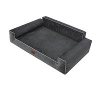 HOBBYGARDEN Cuccia morbida per cani, letto per animali domestici, colore: nero, 116 x 78 cm