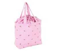 HobbyGift Borsa In Tessuto Con Coulisse Ricamata A Ciliegie Per Cucito E Storage