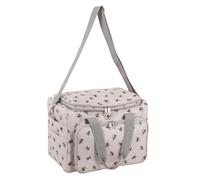 Hobby Gift Borsa portaoggetti grande - Api, manico staccabile e tracolla regolabile, parte superiore in PVC trasparente, fori per filettare, tasche nascoste per utensili 10,4x12x15,5cm