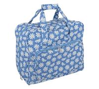 Hobby Gift Borsa da viaggio per macchina da cucire, motivo margherite in denim