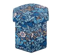 HobbyGift Set Di Cucito Vittoriano Esagonale Legno Motivi Floreali Con Custodia